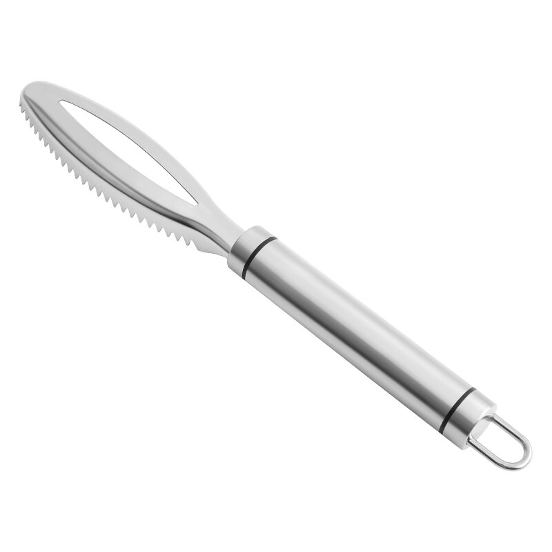 Écailles de poisson propres de cuisine en acier inoxydable, couteau pour gratter les fruits de mer, outils: Default Title