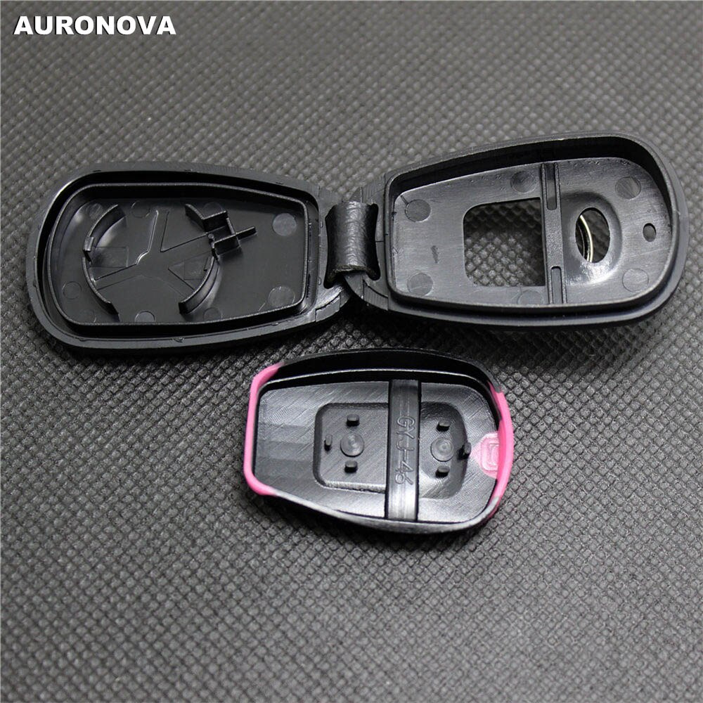 AURONOVA for Hyundai Terracan Santafe Elantra Remote Key Case Before 2004 Replace 2 Buttons Car Remote Shell Cover With Buttons