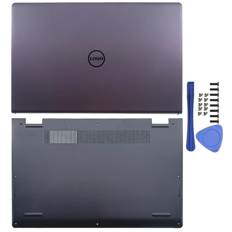 Bisel + Tapa Trasera + Bisagras Para Dell Inspiron 15 3510-3525 | Color Negro | Repuesto Compatible
