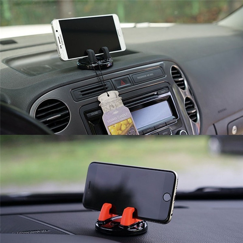 Universele Autohouder Draaibaar Zachte Siliconen Anti Slip Mat Mobiele Telefoon Mount Stands Beugel Ondersteuning Voor Iphone 5 6 6 S 7 Gps