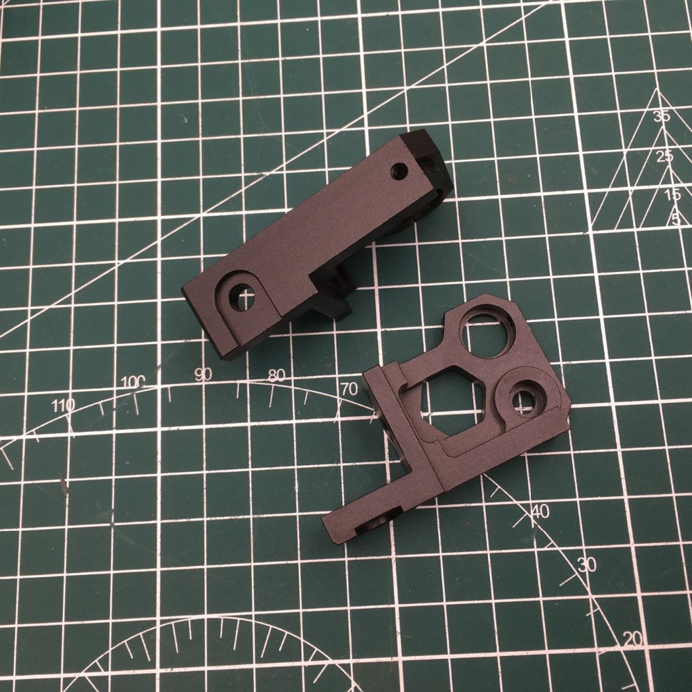1set black Anodized Aluminum Prusa i3 MK3 bear z axis left/right motor mounts bottom Z top right/left upgrade kit