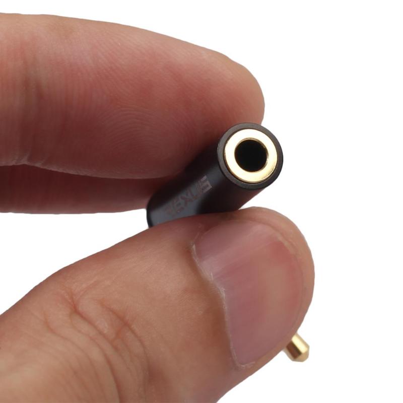 90 Degree Right Angled 3.5mm Male to Female Adapter Connector Stereo Plug