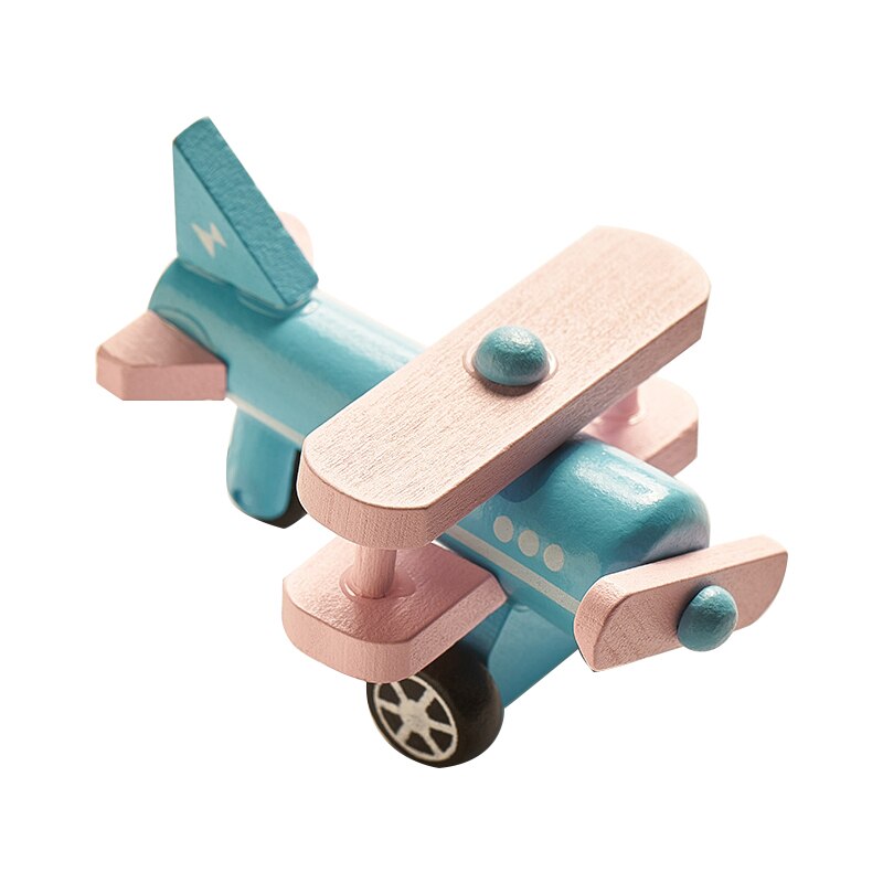 1 PCS Kinder Holz Autos Zug Flugzeug Lkw Modell Spielzeug Montessori Holz Bildung Fahrzeug Spielzeug Simulation Autos Decor: 10