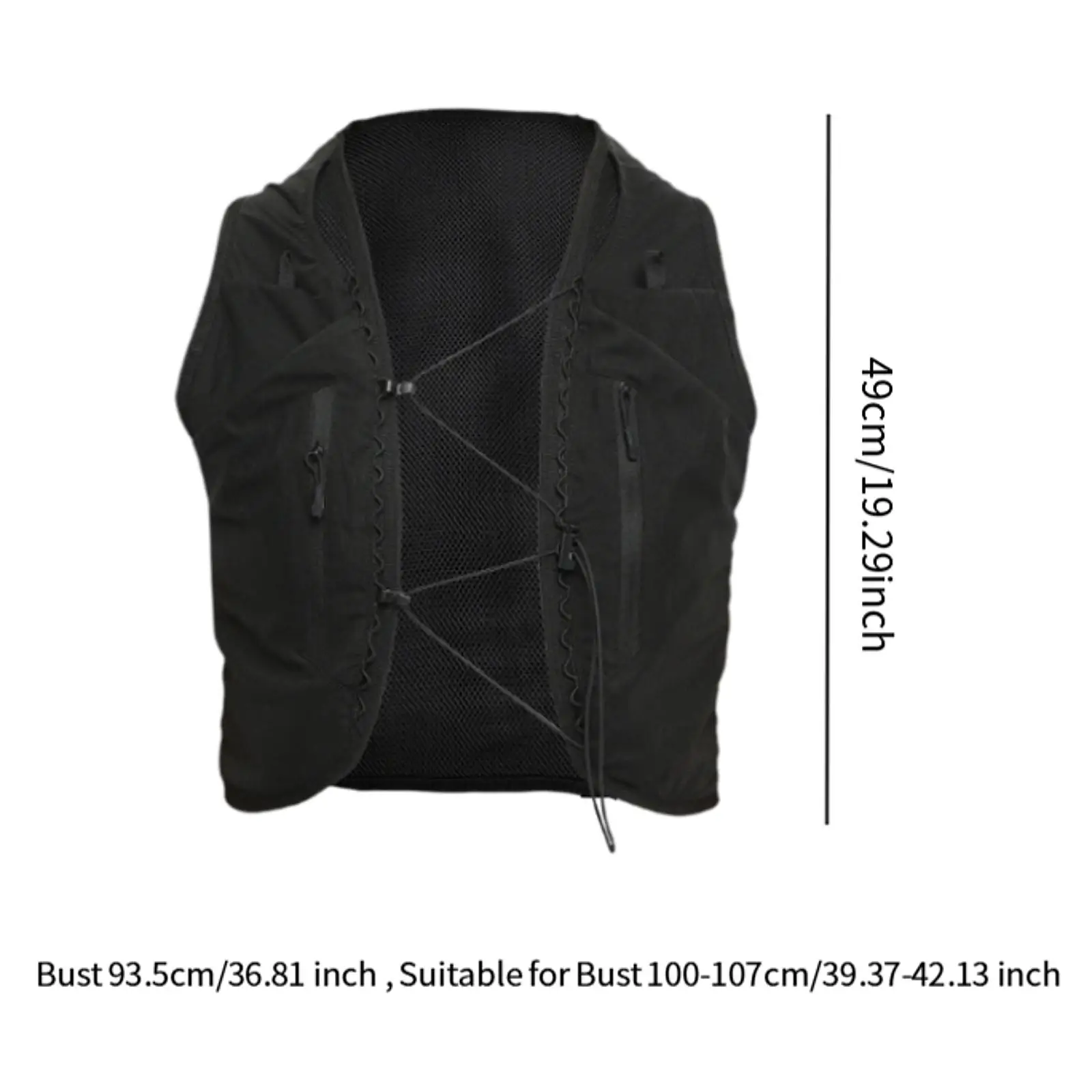 Outdoor Waterzak Sport Hydratatievest Dagrugzak S-XXL Outdoor Waterrugzak voor Dames Heren Hardlopen Fietsen Klimmen Wandelen: Bruin
