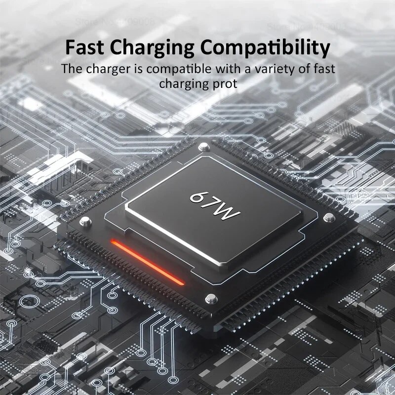 Originele 67W 6A USB supersnelle oplader adapter voor Xiaomi Mi 12 11 Type C-kabel POCO X5 X4 Pro Redmi Note 10 11 opladen