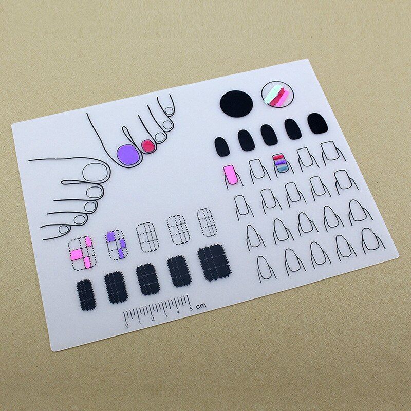Washable Hand Rest for Exercise Nail Painting Pad DIY Soft Foldable Nail Art Silicone Mat Pad for Repose Main Pour Onglerie