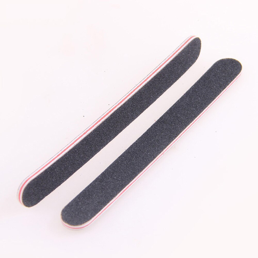 5pcs/lot black straight lima nail file buffer 100/180 sponge polisher block sanding manicure disposable nailfile tools acrylic filer