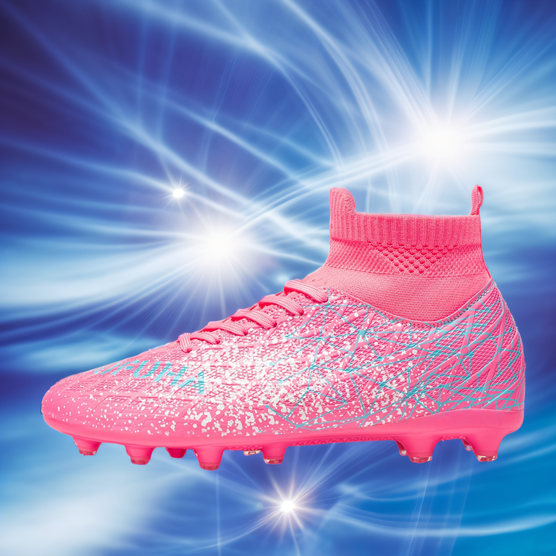 AG/FG-Fußballschuhe für Herren, hohe Fußballschuhe, bequem, atmungsaktiv, Gras, rutschfest, Schulungen-Sneaker, draussen-Schuhe