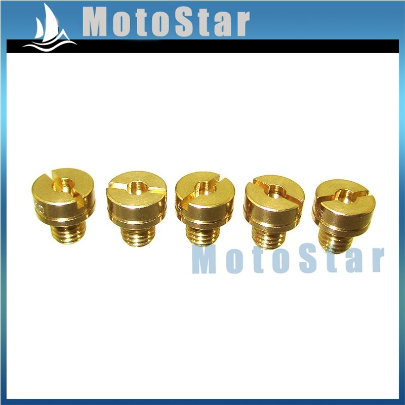 Jet Principal M5 Pour Carburateur Mikuni, Pièces De Carburant De Moto, Buse Principale Brodée, 155, 160, 170, 175, 180, 185, 190, 195, 200, 205, 10 Pièces