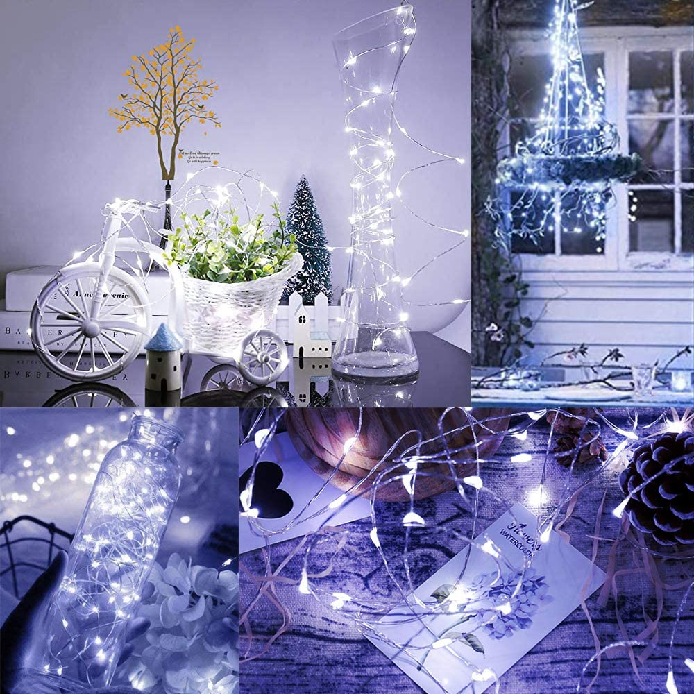LED Koperdraad String Lamp USB Batterij Aangedreven Fairy Lamp Camping Tuin Thuis Feest Verjaardag Decoratie Krans