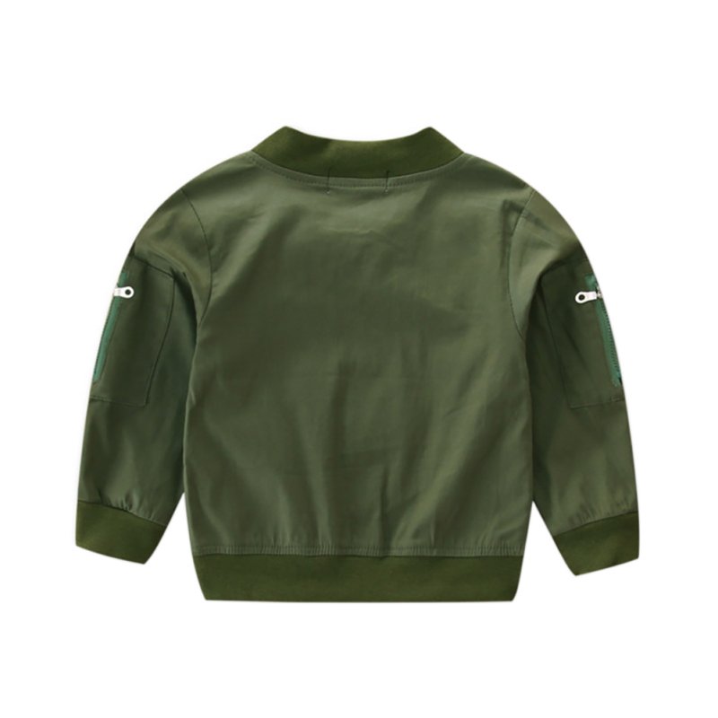 jungen Mädchen Patch Bomber Jacken Leichte Laufschuhe Mäntel Flug Anzug Casual Druck Jacke Bestickt Patches Jacke Mäntel