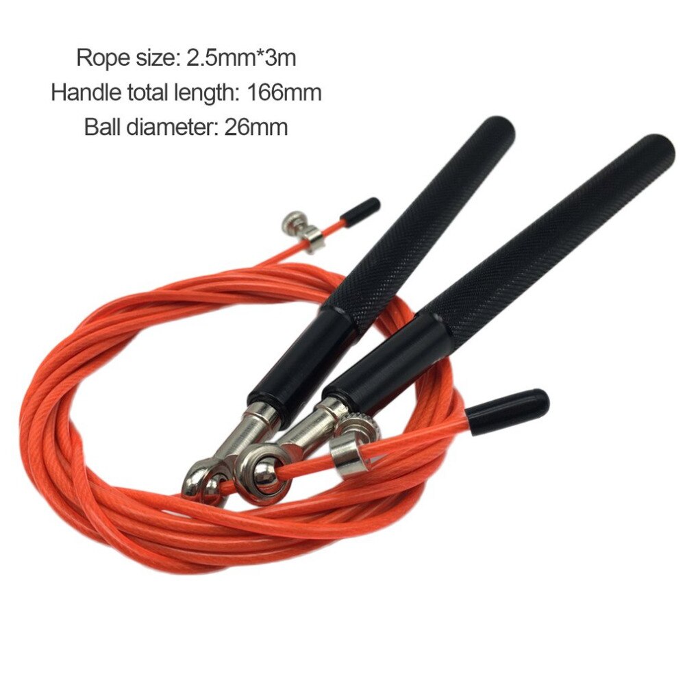 3M Fitness Metalen Lager Springen Touw Crossfit Vrouwen Speed Rope Mma Boksen Home Gym Training Apparatuur Professionele Skipping