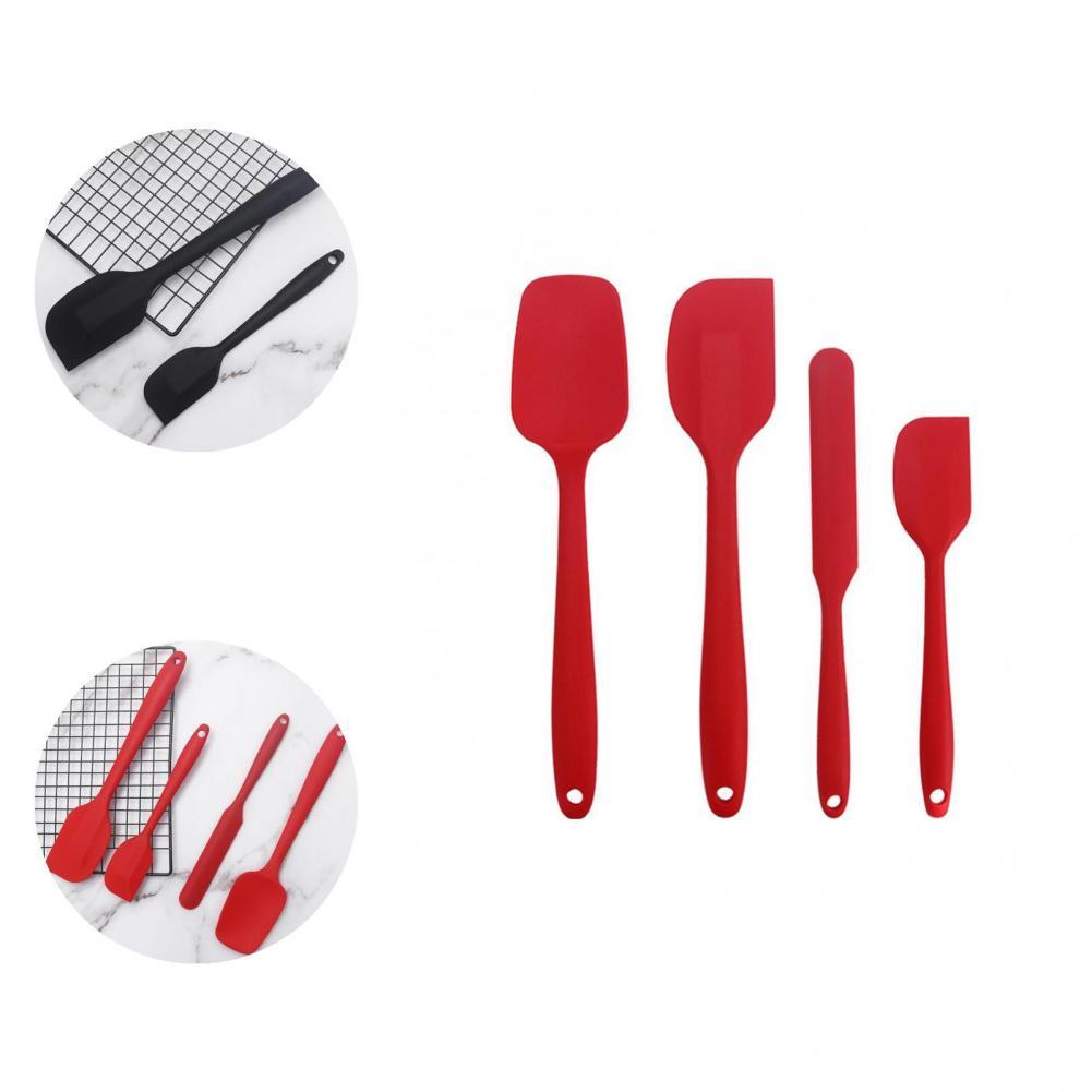 Mixing Scrapers Silicone Food Scrapers 2 Colors High Toughness Good All-Purpose Cooking Mixing Scraper Kitchen Gadget