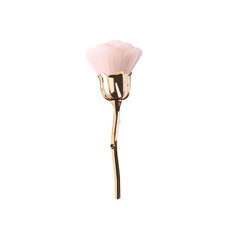 Rose fleur maquillage pinceau fond de teint poudre Blushes Contour cosmétique brosse