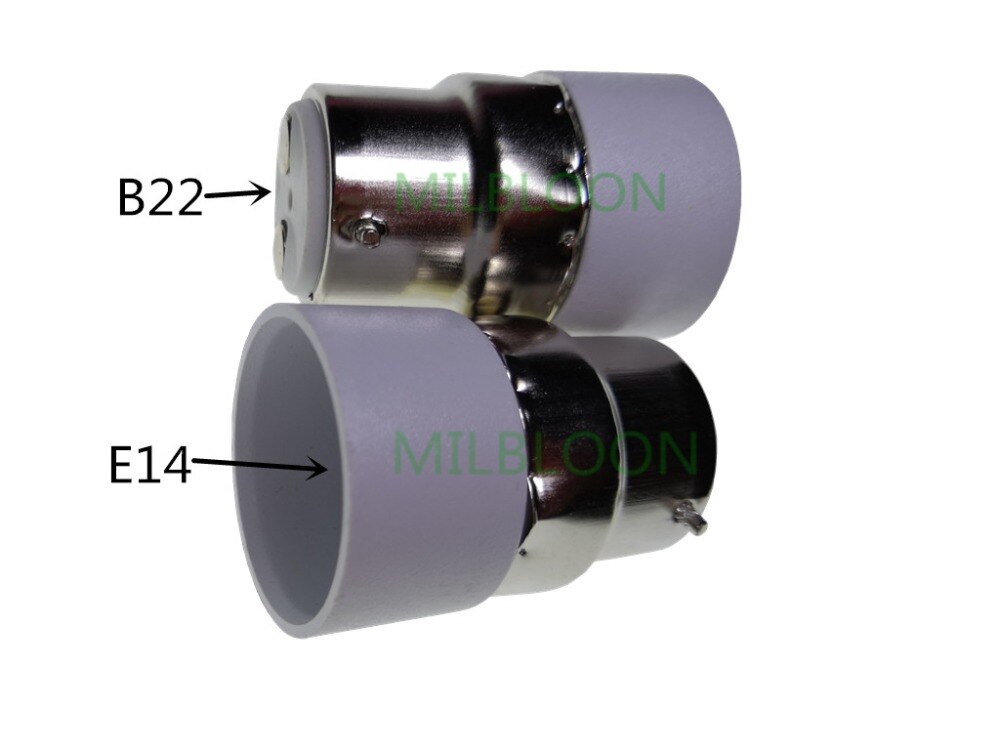 B22-e14 lampeholderkonverter  b22 drej til  e14 to b22 lampe base adapter  b22 to e14 lampe base konvertering  e14-b22