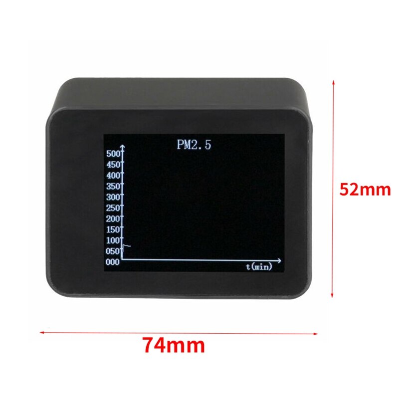 Portable Digital Dispaly Pm2.5 Detector Sensor Accurate Home Air Monitor Tester Li-Ion Battery Diagnostic Tools