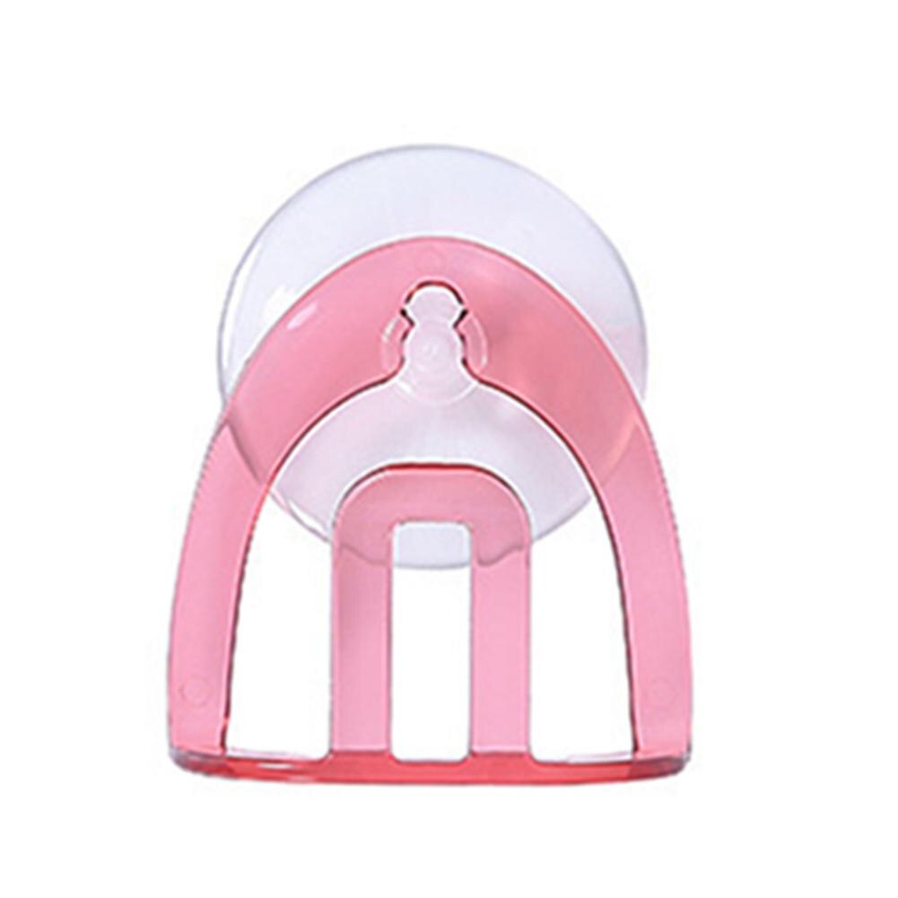 Ventosa de cocina rejilla para escurrir para fregadero soporte de almacenamiento de cocina, fregadero, estante escurridor, organizador de accesorios para baño: Rojo