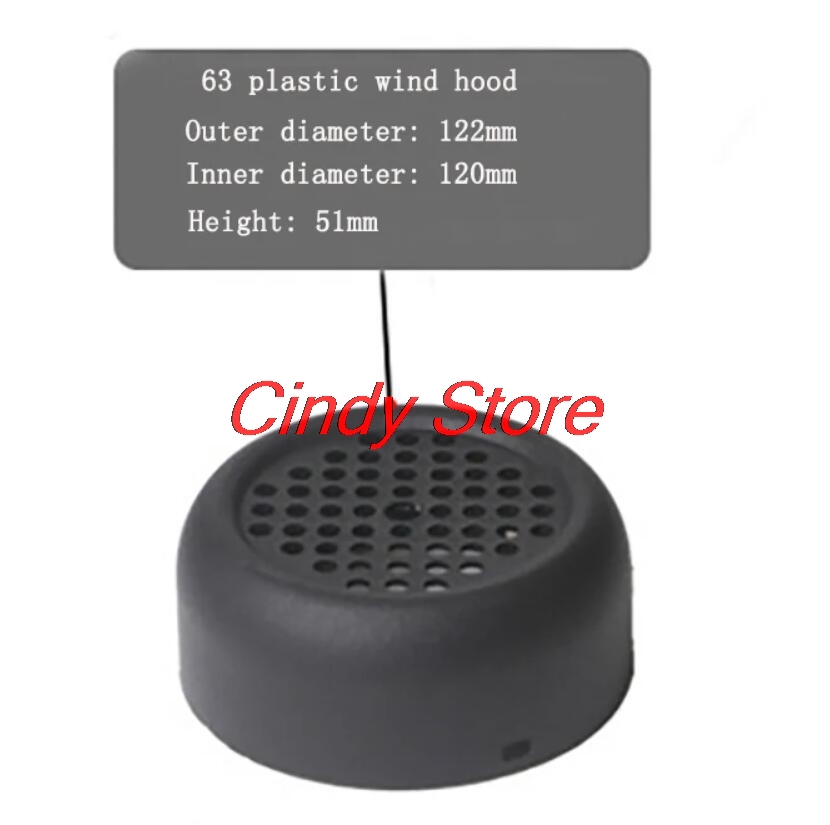 1pc Kunststoff kappe für elektrische Platinen Batterien kleine Haushalts geräte Lüfter Motor- Wind dicht staub dicht elektrische Lüfter Motor- Filter abdeckungen: Schwarz