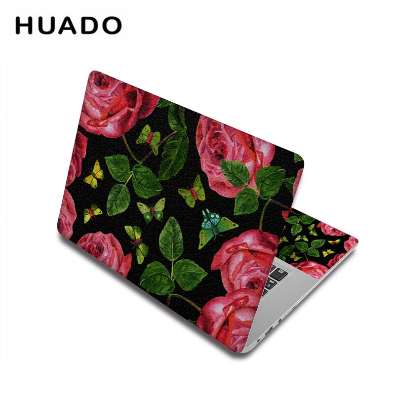 Beautiful Flower Laptop Skin Sticker 13.3" 14" 15.6" 17" Notebook Surface Cover Decal for Lenovo/HP/Macbook/Acer: 17inch / laptop skin 2