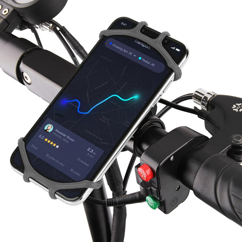 Fahrrad praktisch Halfter Silikon Motorrad Fahrrad Lenker Stand Halterung Fahrrad montieren-Halfter Für Telefon GPS Gerät