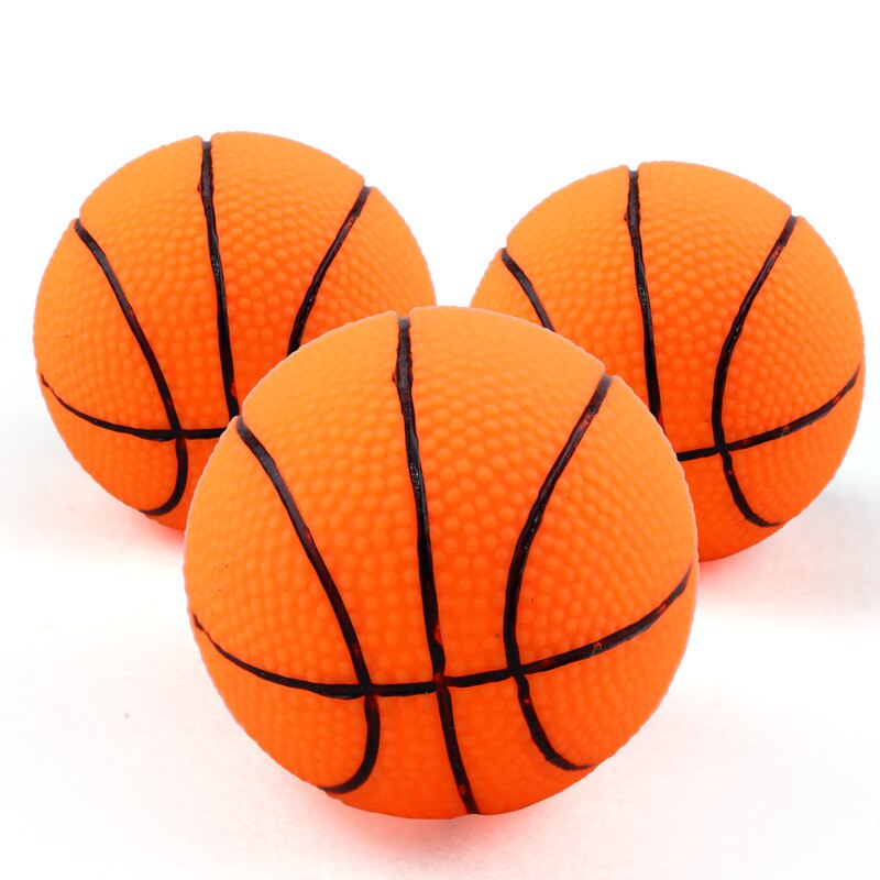 1pc Haustier Hund Spielzeug Gummi Sport Ball Spielzeug für Hund Kauen Spielzeug Quietscher Spielzeug Klang Ball Für Kleine Hund ausbildung Produkt Liefert 6cm