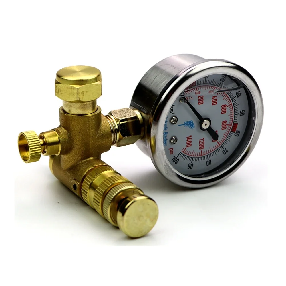 6Mpa manometerset voor stikstofgas Opladen Hydraulische breker Hamer Apparaat Meting Monitoren Accessoires