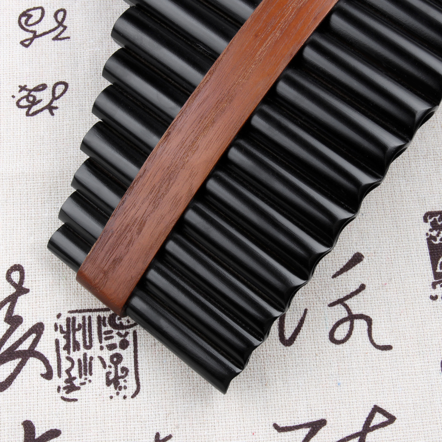18 Pipes BrownPan Flute F Key Pan Pipes Woodwind Instrument Traditional Musical Instrument Bamboo Pan flute
