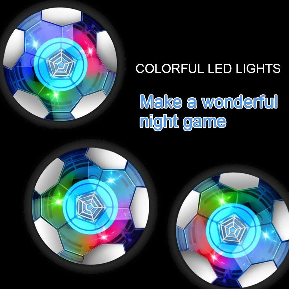 freundlicher Spielzeug schweben FußBall Ball Wiederaufladbare Luft Lustige Mit LED Licht FußBall Schaum Spiel Dämpfung Für Drinnen R8C7