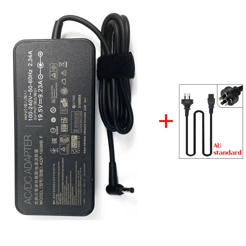 19.5v 9.23a 180w 5.5*2.5mm bærbar strømadapterlader til delta elektronikk adp -150rb b adp -180hb d tuf spilling  fx504g fx504ge: Hvit