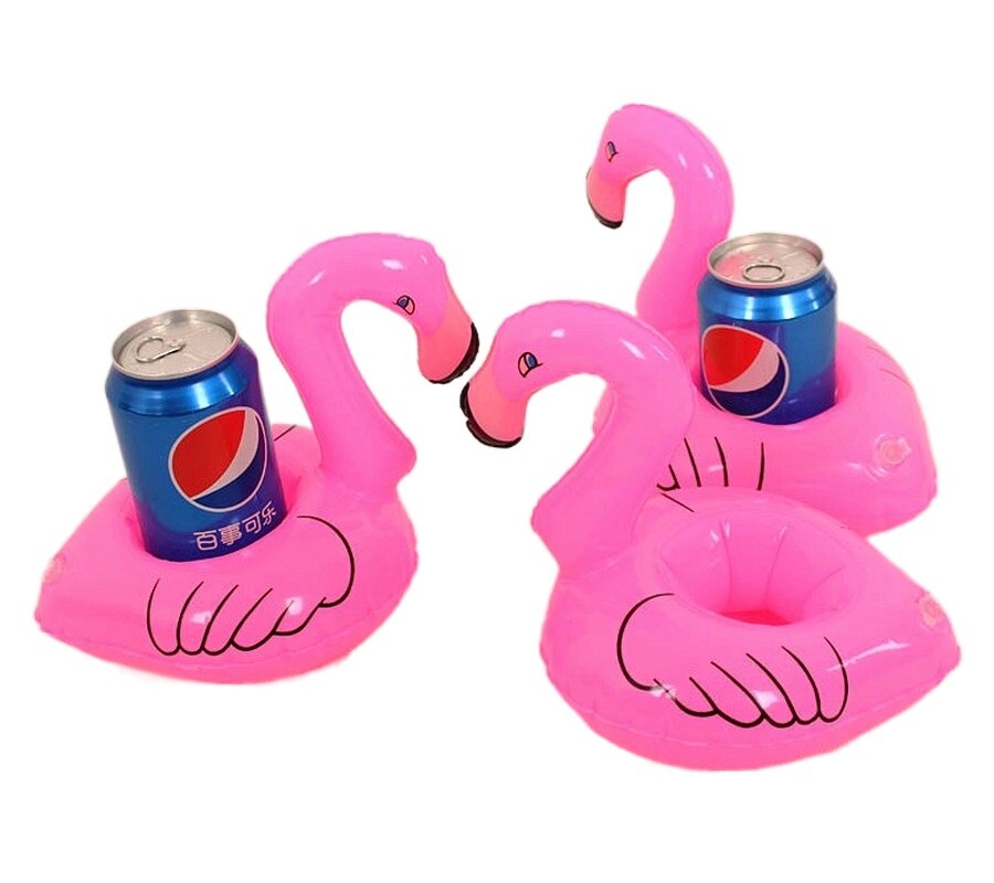 Pvc Opblaasbare Flamingo Palm Coconut Tree Zwembad Float Bekerhouder Bathing Beach Party Kids Bad Toy