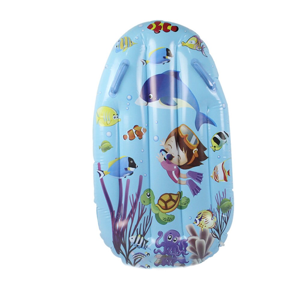 Kids Cartoon Opblaasbare Drijvende Bed Veiligheid Vouwen Surfplank Zwemmen Ring Water Spel Speelgoed Drijfvermogen Boord Strand Slaapmat: A
