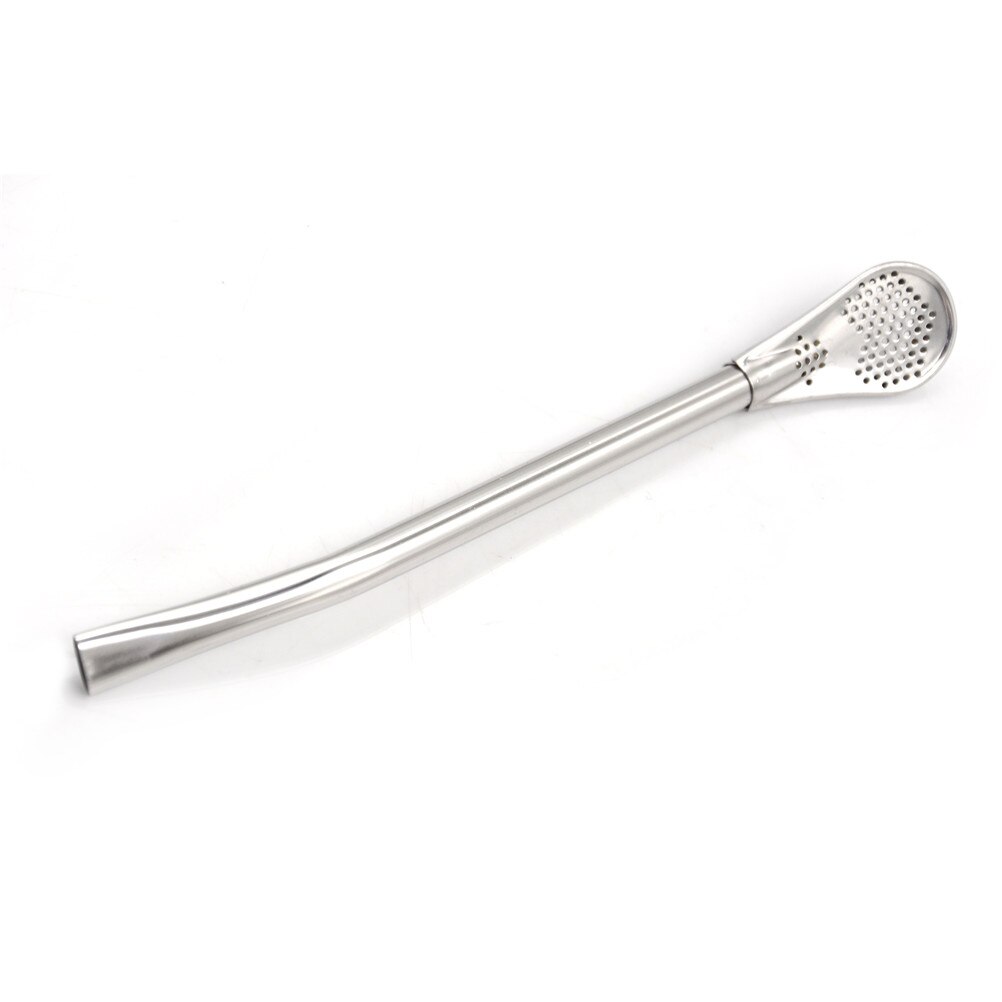 2PC=1Set Tea Filter Stainless Steel Drinking Straw Handmade Yerba Mate Tea Bombilla Gourd Washable Practical Tea Tools+Brush
