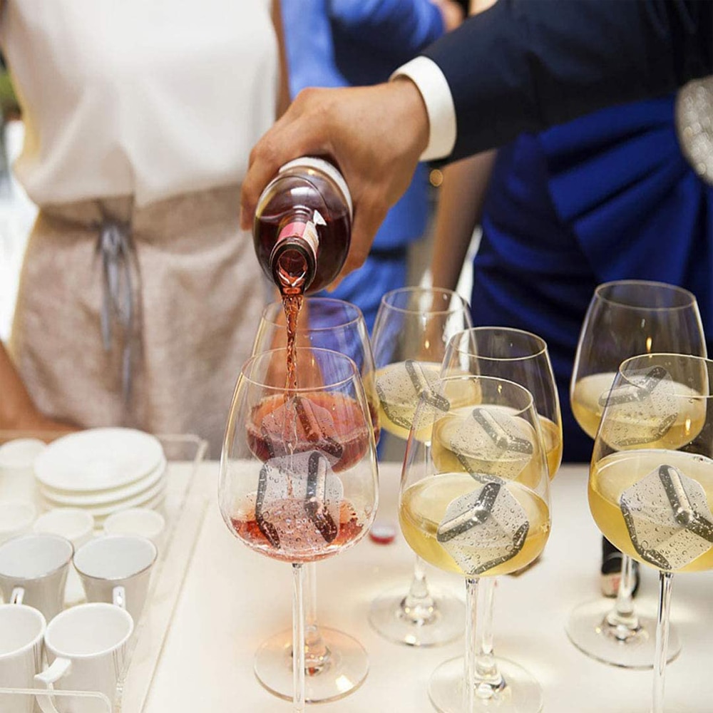 Juego de cubitos de hielo de piedras para Whisky, Cubo de enfriamiento de vino de acero inoxidable de grado alimenticio reutilizable, herramienta de Bar para , cubo de hielo inoxidable