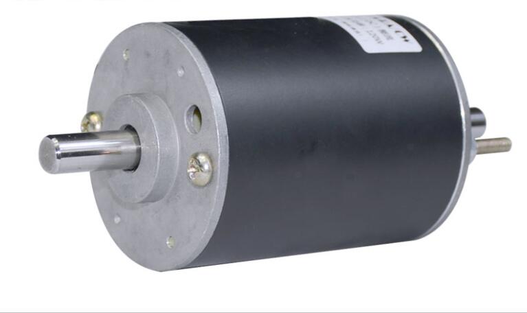 220V 120W 3800RPM forward and reverse two shaft DC motor double ball bearing motor