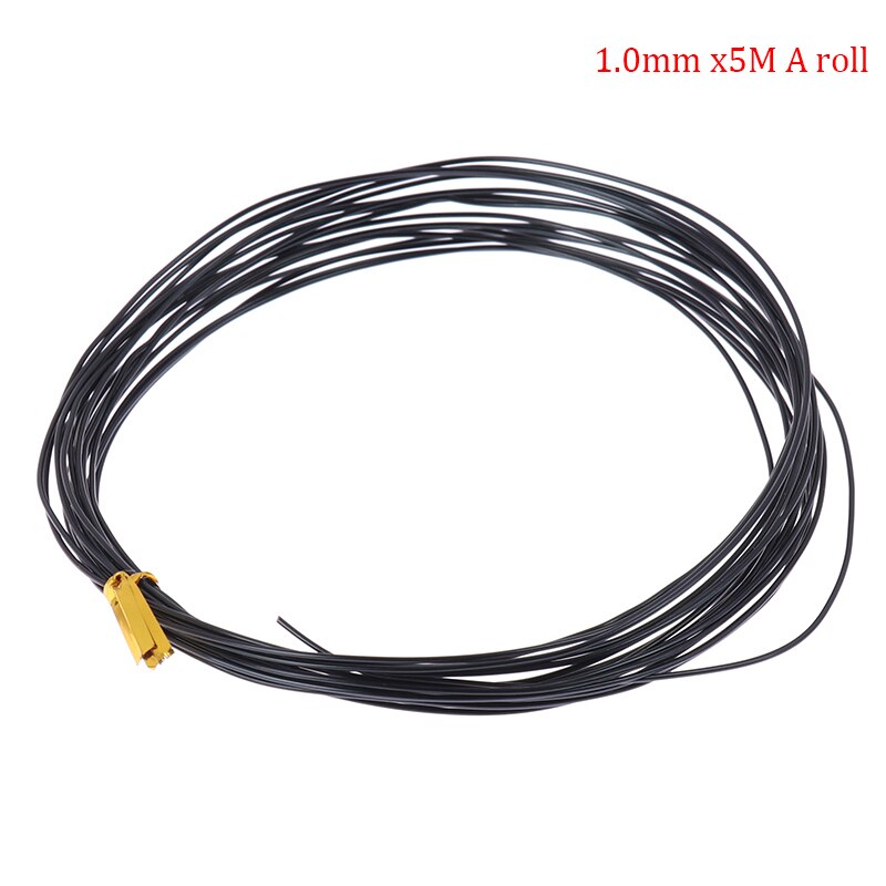 Total 5m (Black) Bonsai Wires Anodized Aluminum Bonsai Training Wire With 5 Sizes (1.0 Mm,1.5 Mm,2.0 Mm 2.5mm .3mm): XS