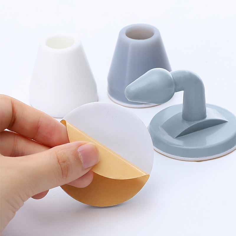 1PC Silica Gel Door Stopper Door Holder Door Sticker Silent Door Sucked Cushion Door Wall Collision Avoidance GUANYAO