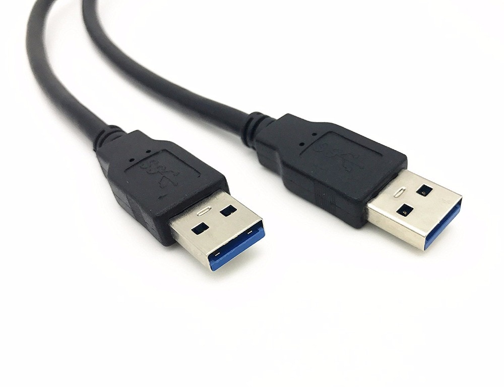 USB A to USB A Cable USB 3.0 Type A Male to Male Cable 3 Feet Black