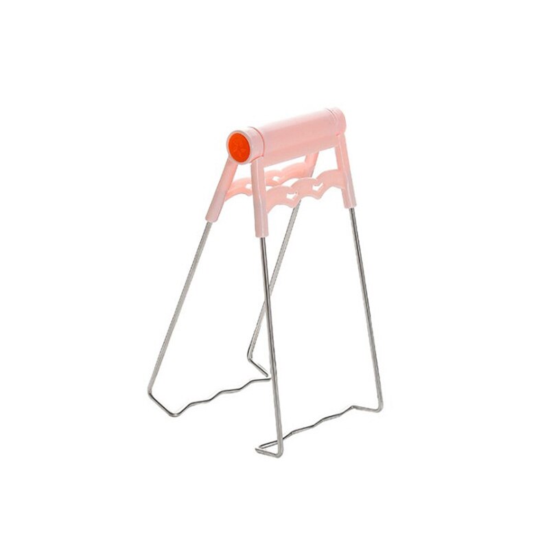 Non-slip Bowl Clip Anti-Scalding Dish Clip Universal Clip Kitchen Accessories Bowl Holder Clamp Pot Pan Gripper Blue Pink: LQHG147-PK-B