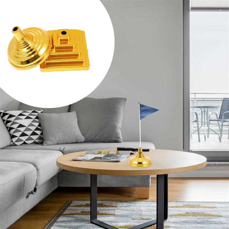 20pcs Flag Bases Flag Pole Bases Flagpole Accessories Flagpole Holders Flagpole Brackets For School Home