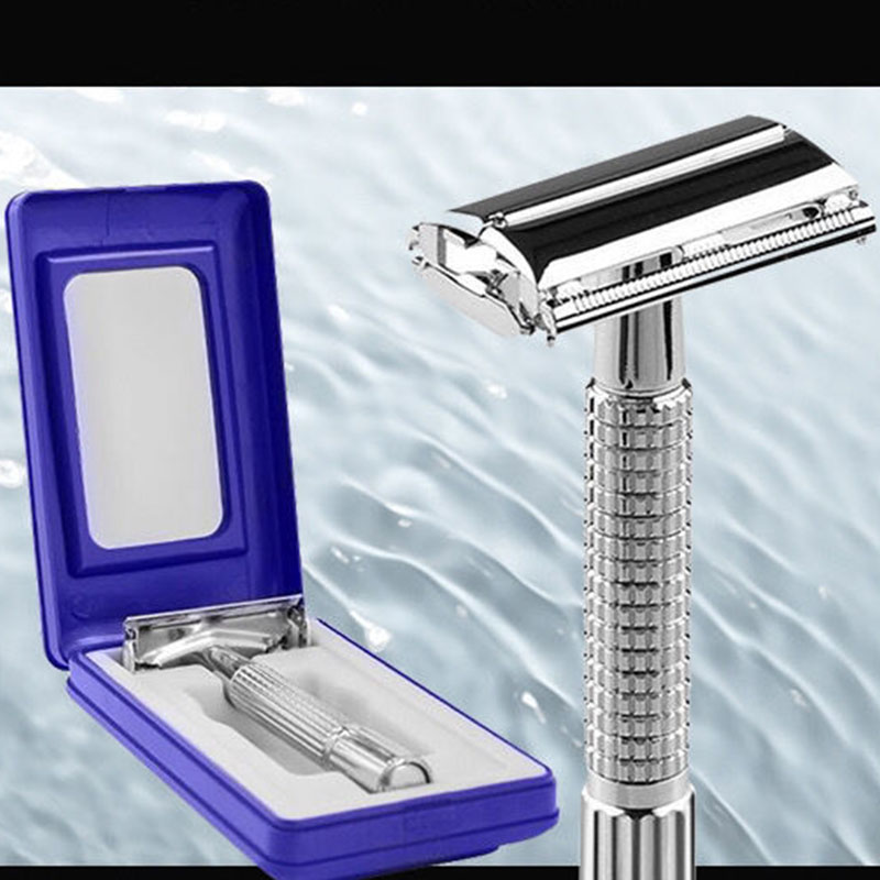 Manual MEN'S Razor Old Fashioned Razor Double Sided Beauty Tool Stainless Steel Razor