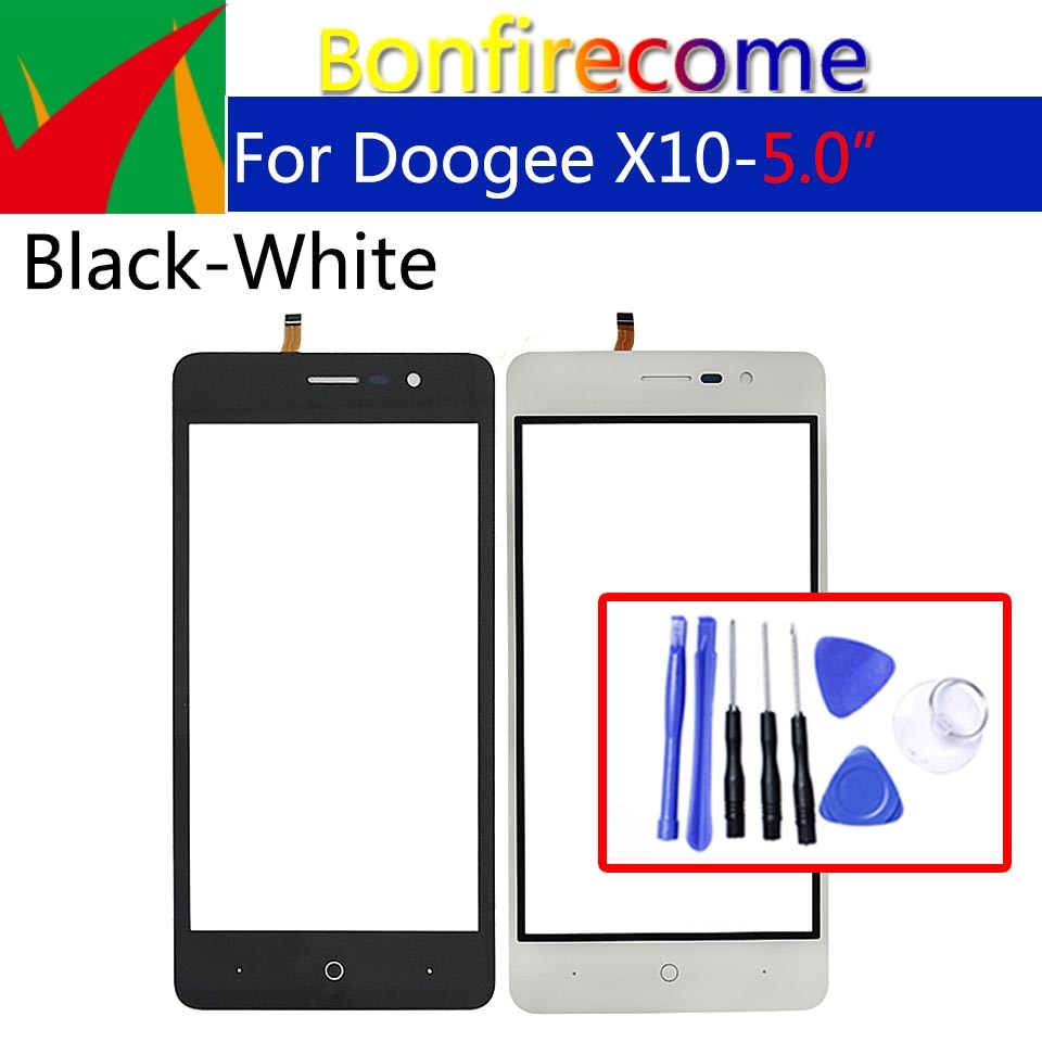 Touchscreen Für Doogee X10 Touch Screen Panel Digitizer Sensor Ersatz Touch Glas Objektiv Keine Lcd 5,0 zoll