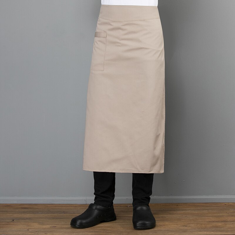 delantales de Chef cocina café del hotel tienda panadería camarero delantal con bolsillos cocinero Ropa de Trabajo uniformes de Chef de: 5