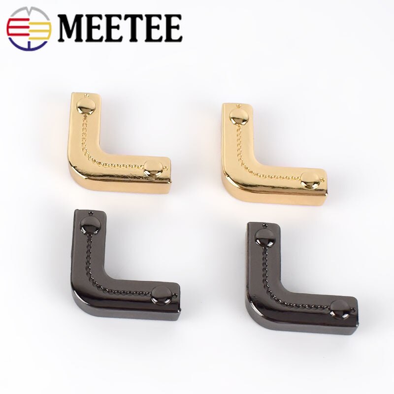 10/20 stücke Metall Tasche Ecke Handtaschen Gurt Abdeckung Verschluss Schutz Ecken Dekor Ende Clips DIY Rand Streifenbildung Hardware- Zubehör
