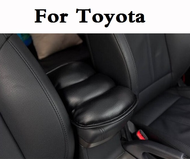 Car Vehicle Center Console Soft Mat Armrests Arm Rest Pad For Toyota Hilux Surf iQ Ist Kluger Land Cruiser Land Cruiser Prado