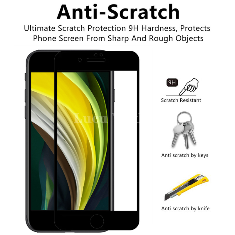 case for apple iphone 6 6s 7 8 Plus x xr xs max se 11 Pro cover tempered glass screen protector on i phone protective films