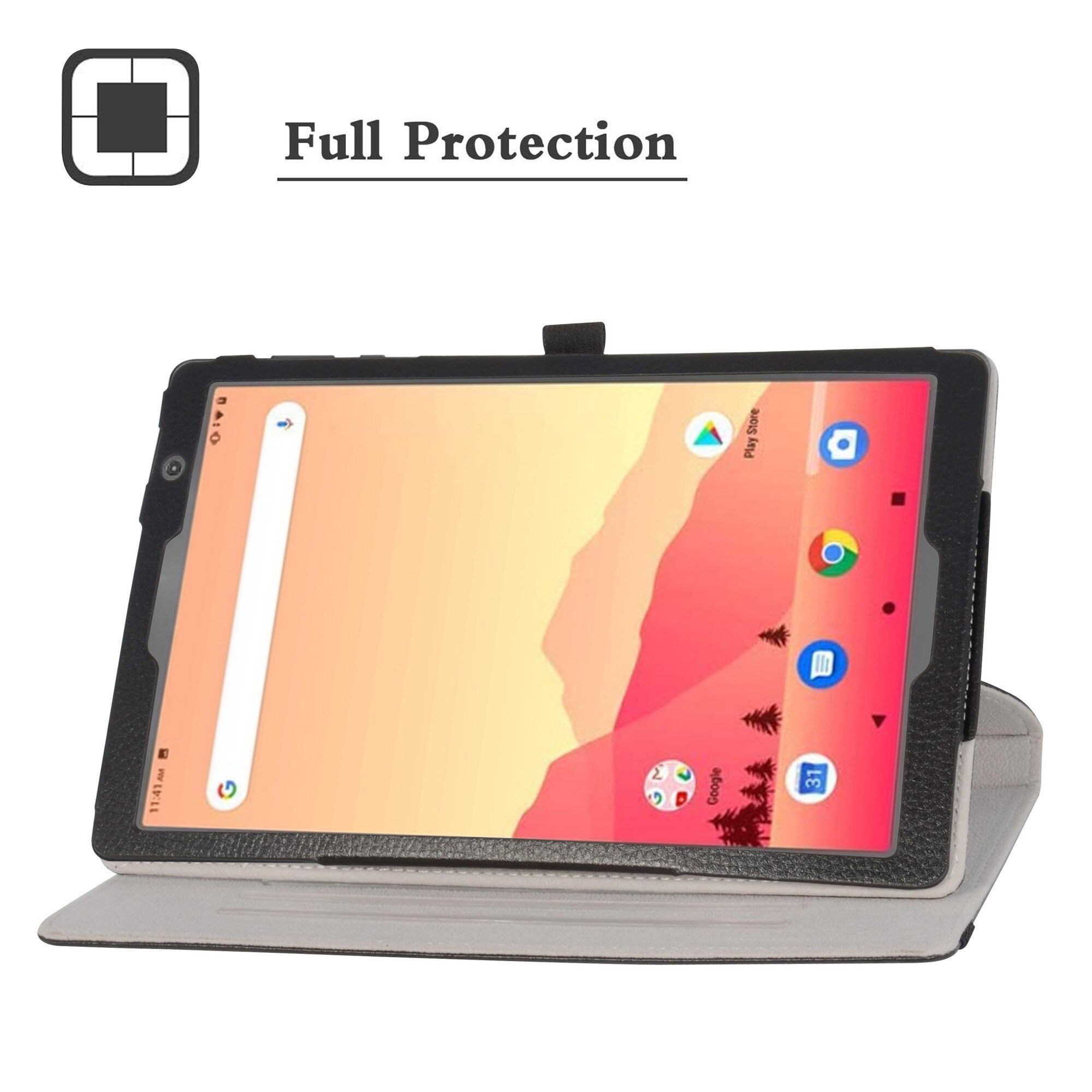 For 10.1" Vankyo MatrixPad S20 Case,360 Degree Rotary Rotating PU Leather For Vankyo MatrixPad S20 /Yuntab D107 Tablet