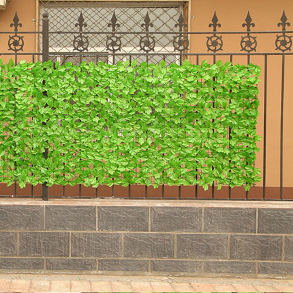 Artificial Leaf Garden Fence Roll Wall Landscaping Fence Privacy Fence Screen Outdoor Garden Backyard Balcony Fence Privacy