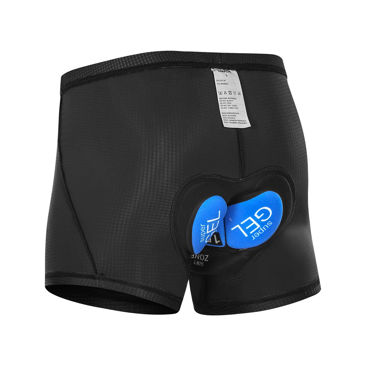 Pantalones cortos de ciclismo con almohadilla de Gel, ropa interior para ciclismo 9D 19D 20D, color negro,