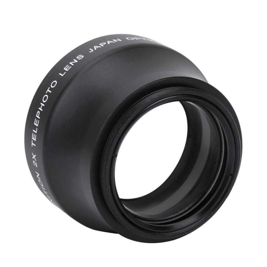 2X Magnification High Definition Converter Telephoto Lens for 37mm Mount Camera Lens Macro Lens