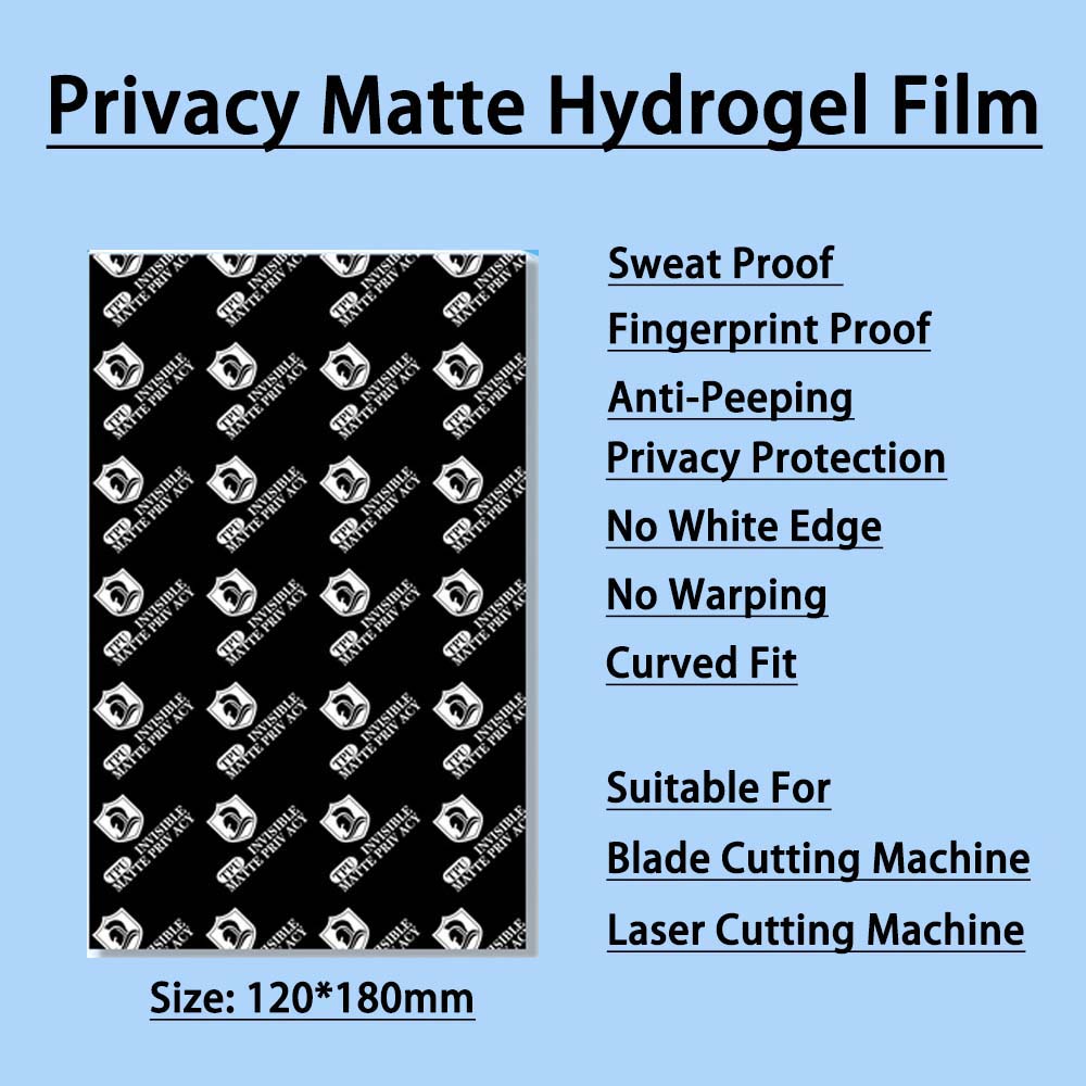 Smart Phone Screen Protector Film Cutting Machine Hydrogel Movies Matte Privacy Self Repair Thickness Screen Protect Membrane